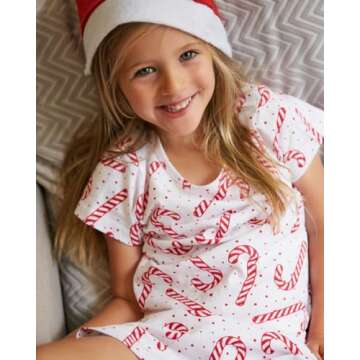 Awoscut Matching Family Christmas Pajamas Short Sleeve Tops and Shorts Set for Family Couples Adult Kids Sleepwear (Men, XXL, White)