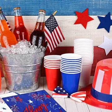 Honoson 4th July Napkins 108 Pcs Disposable Party Supplies