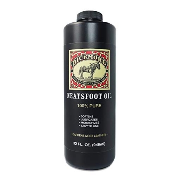 Bickmore 100% Pure Neatsfoot Oil - Leather Conditioner and Wood Finish - 8 oz Bottle