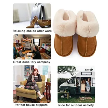 Donpapa Cozy Women's Memory Foam Slippers for All Seasons