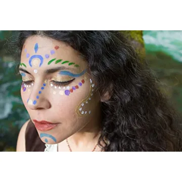 Natural Earth Paint Mini Face Paint Kit Non-Toxic and Hypoallergenic