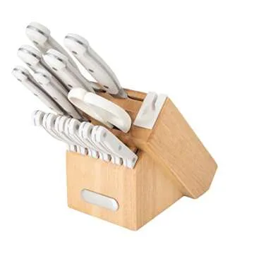 14-Piece Forged Knife Block Set for Culinary Enthusiasts