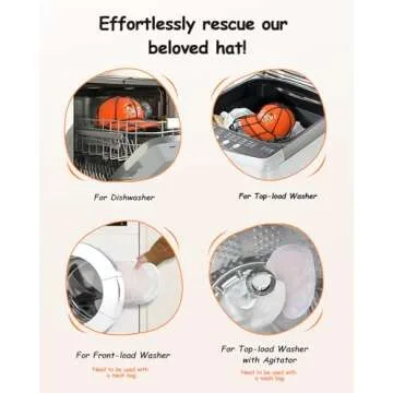 XQXA Hat Washers for Easy Cap Cleaning and Care