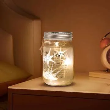 KUCHEY Mason Jar Night Light - Unique Gifts for Mom