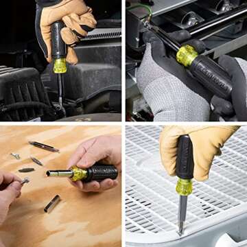 Klein 11-in-1 Multi-Screwdriver Set with Cushion Grip