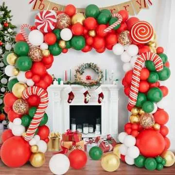 Beaumode 160pc Christmas Balloon Arch Garland Kit Company Party