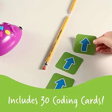 Learning Resources Code & Go Robot Mouse - 31 Pieces, Ages 4+, Coding STEM Toys, Screen-Free Coding Toys for Kids