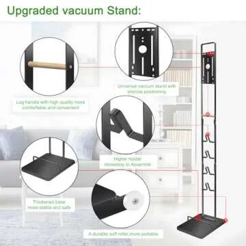 Haturi Vacuum Stand for Dyson: Stable Storage Solution