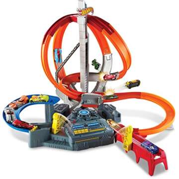 HOT WHEELS SPIN STORM TRACK SET