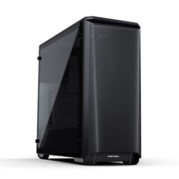 Phanteks Eclipse P400A ATX Mid-tower (PH-EC400ATG_BK01), Mesh Front Panel, Tempered Glass, Fan Controller, Black