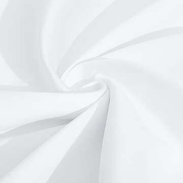 NTBAY Cotton 26x26 Euro Sham Covers - 500 Thread Count Egyptian Cotton Euro Pillow Covers, 2 Pack Super Soft and Breathable 26x26 Pillow Covers, Square Pillow Cases, 26x26 Inches, White