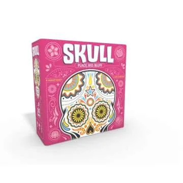 Skull Party Game (New Edition) | Bluffing Strategy Game | Fun Game for Game Night | Family Board Gam...
