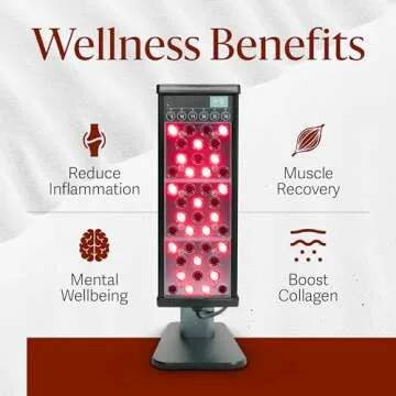 Clearlight Red Light Therapy Tower for Pain Relief & Skin Rejuvenation