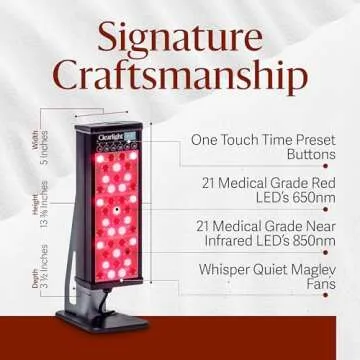 Clearlight Red Light Therapy Tower for Pain Relief & Skin Rejuvenation