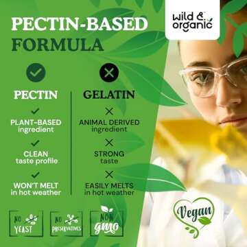 Wild & Organic Liver Support Gummies - Milk Thistle, Dandelion Root Extract for Liver Cleanse Detox - 60 Silymarin Milk Thistle Gummies - Vegan, Non-GMO Herbal Supplement