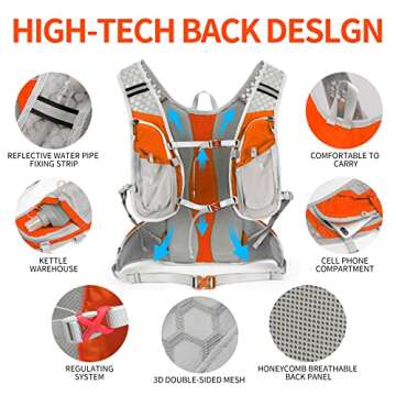 IX INOXTO Hydration Pack Backpack for Outdoor Adventures