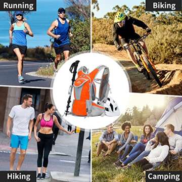 IX INOXTO Hydration Pack Backpack for Outdoor Adventures