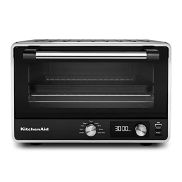 KitchenAid KCO211BM Digital Countertop Toaster Oven, Black Matte