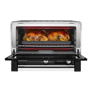 KitchenAid KCO211BM Digital Countertop Toaster Oven, Black Matte