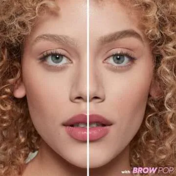 Kosas Brow Pop - Longwear Eyebrow Makeup, Dual-Sided Defining Pencil with Castor Oil for Soft, Natural Look of Real Hair - Soft Brown