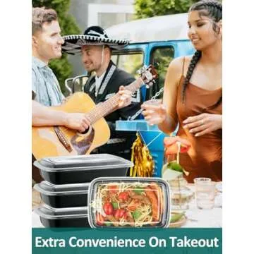 NEEBAKE 60 Sets 28oz Meal Prep Container - Reusable Plastic Food Storage Containers with Lids, Fits Microwave, Freezer and Dishwasher Safe