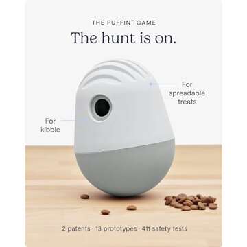 FABLE Puffin Game Treat Dispensing Dog Toy - Interactive Fun