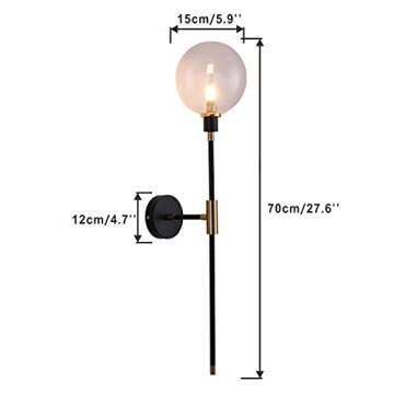 KCO KCOLighting Retro 1-Light Wall Sconce for Modern Spaces