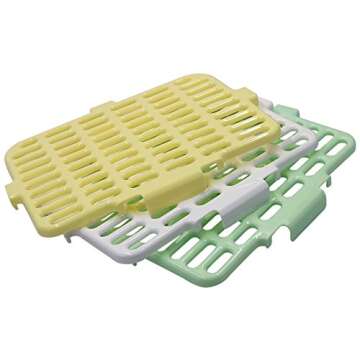 Erlvery DaMain Square Potty Trainer Corner Litter Bedding Box Pet Pan for Small Animal/Rabbit/Guinea Pig/Galesaur/Ferret (White)