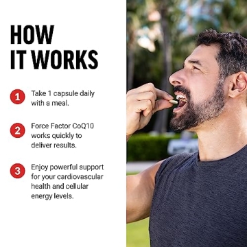 Vegan CoQ10 100mg Heart Health Supplement with BioPerine