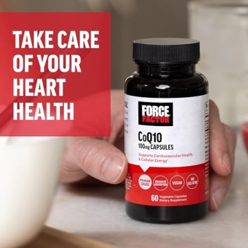 Vegan CoQ10 100mg Heart Health Supplement with BioPerine