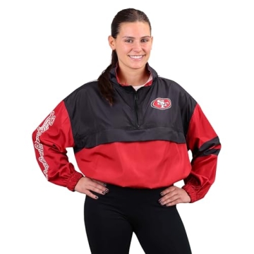 Stylish FOCO Women’s 49ers Windbreaker Jacket | NFL Team Gear