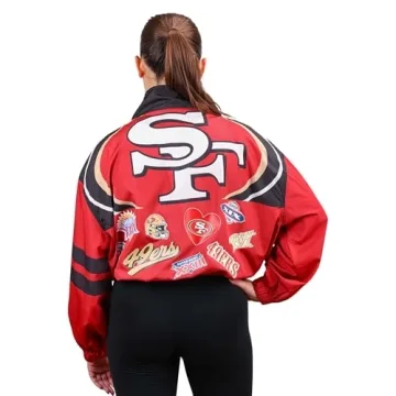 FOCO 49ers Windbreaker Jacket for Women - Stylish & Durable