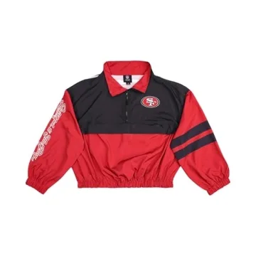 FOCO 49ers Windbreaker Jacket for Women - Stylish & Durable