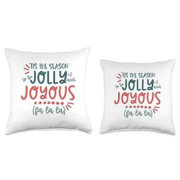 Polka Dot Pixie Christmas Throw Pillow for Festive Decor
