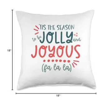 Polka Dot Pixie Christmas Throw Pillow for Festive Decor