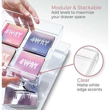 iDesign Sarah Tanno Cosmetic Drawer Organizer - Stylish Storage