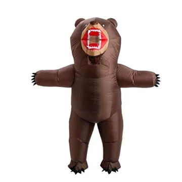 Deluxe Inflatable Bear Costume for Adults - Spooktacular