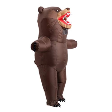 Deluxe Inflatable Bear Costume for Adults - Spooktacular