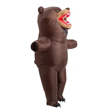 Deluxe Inflatable Bear Costume for Adults - Spooktacular