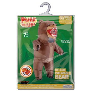 Deluxe Inflatable Bear Costume for Adults - Spooktacular