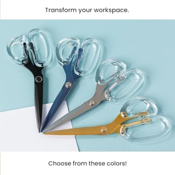 OfficeGoods Acrylic Scissors - Stylish and Sharp Cutting Tool