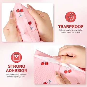 Cozymood 100 Pack Pink Bubble Mailers for Shipping