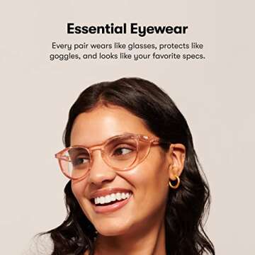 Stylish Stoggles Z87.1 Certified Safety Glasses for Eye Protection