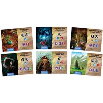 Epic Board Game Quests of Valeria for 1-5 Players