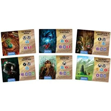Epic Board Game Quests of Valeria for 1-5 Players
