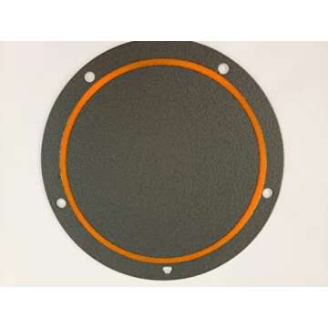 Orange Cycle Parts 5 Hole Derby Cover Foamet for Harley Twin Cam 1999-2017