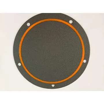 Orange Cycle Parts 5 Hole Derby Cover Foamet for Harley Twin Cam 1999-2017