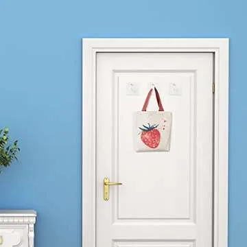 Stylish Jetec Self-Adhesive Acrylic Coat Hooks for Home