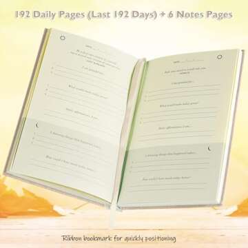 PUKYO The Gratitude Journal, manifestation journal, Daily Journal with Prompts for Affirmation, Happiness, Mindfulness, Positivity, Wellness, Undated Journal for Women & Men(8.5 * 5.5 inches)