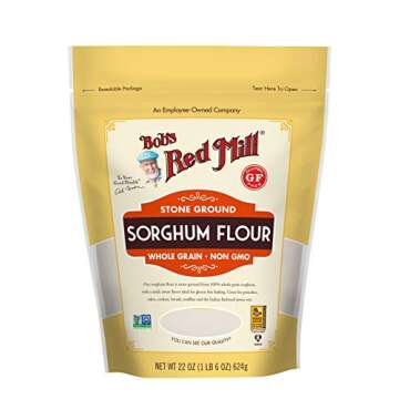 Bob's Red Mill Sorghum Flour - Versatile Gluten-Free Baking Solution, 22oz (Pack of 4)